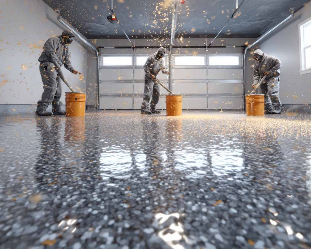 flake epoxy floor