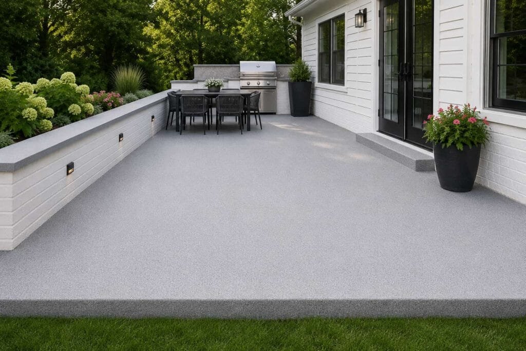 epoxy quartz decorative coating system