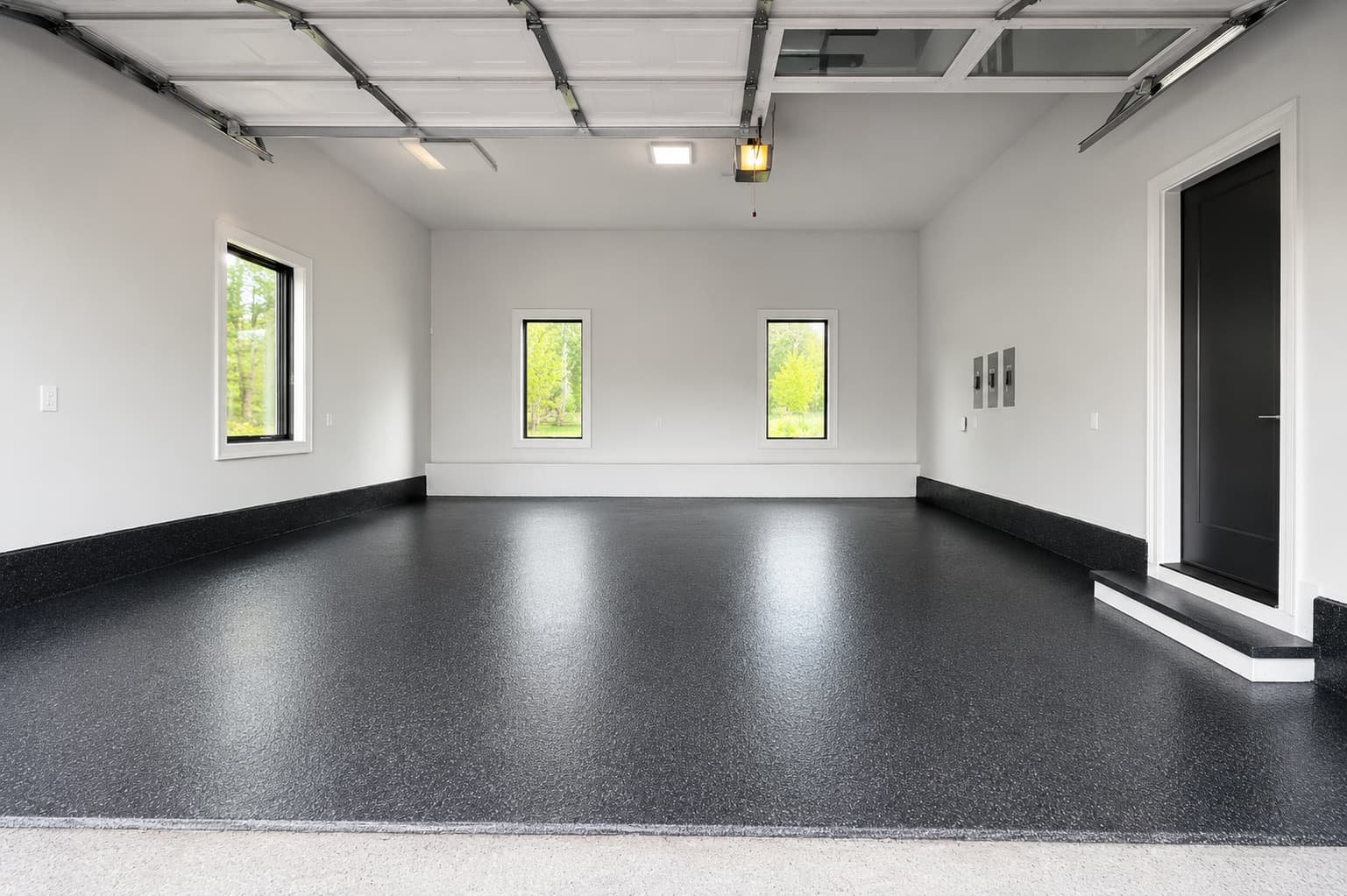 carbon black epoxy flake coating