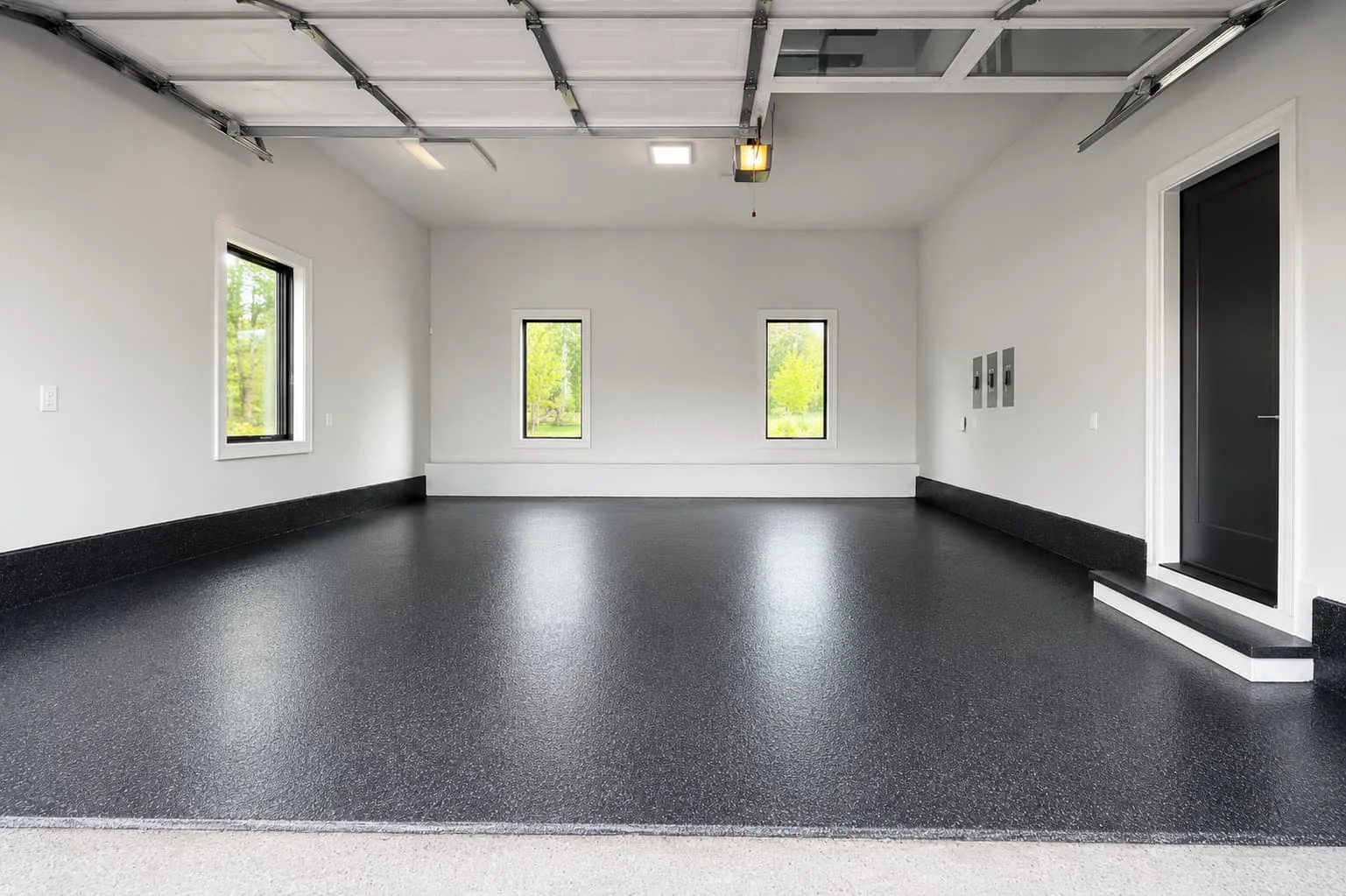 carbon black epoxy flake coating