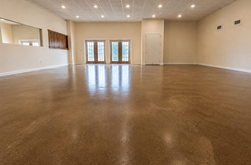 winery epoxy floor coating urethane topcoat