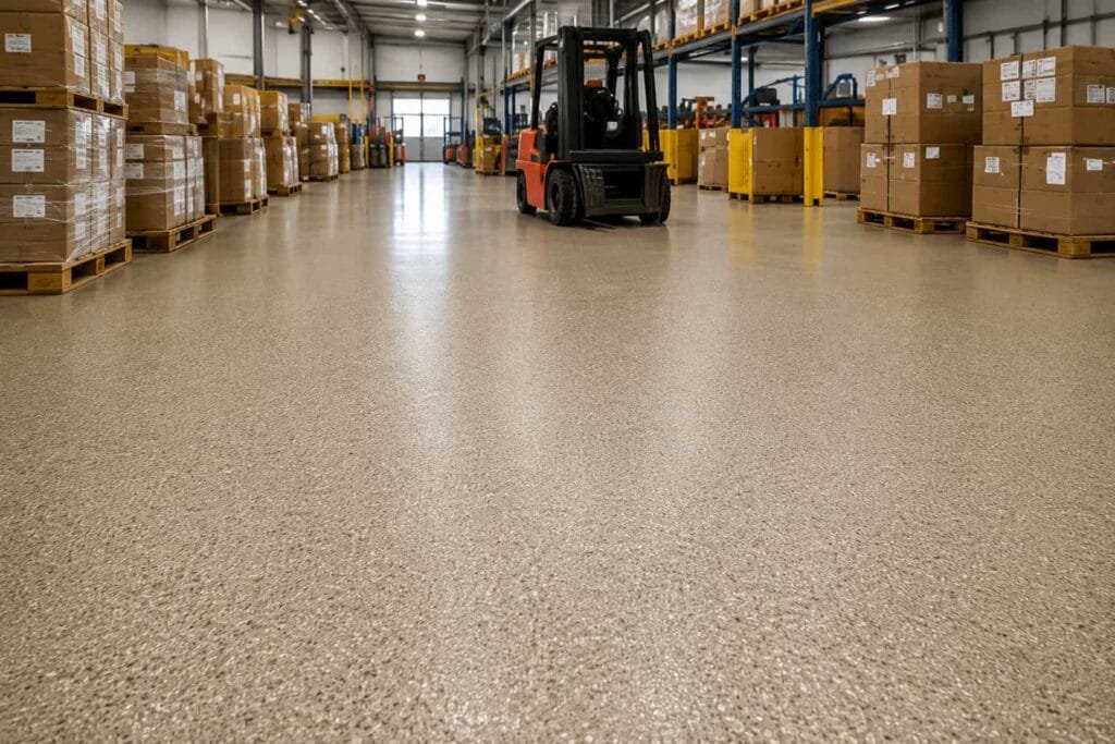 warehouse floor coating with urethane cement